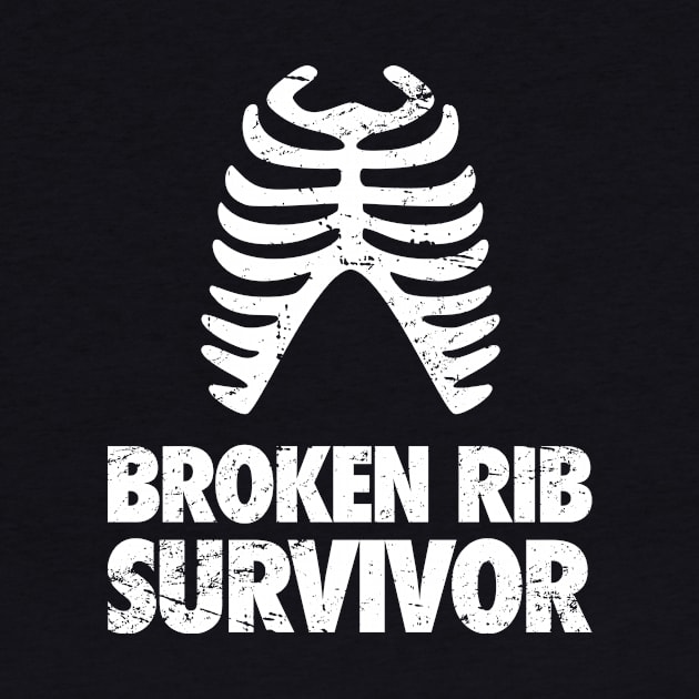 Survivor - Get Well Gift Fractured Broken Rib by MeatMan